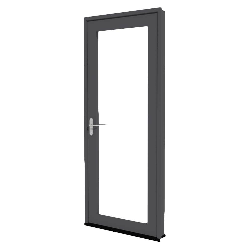 aluminium terrasdeur met gelaagd glas