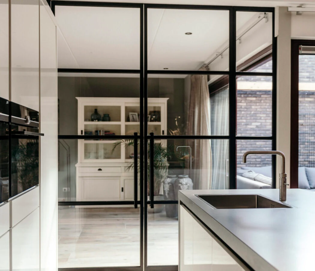 Staalo Stalen Taatsdeur 4 vlaks met zijlichten