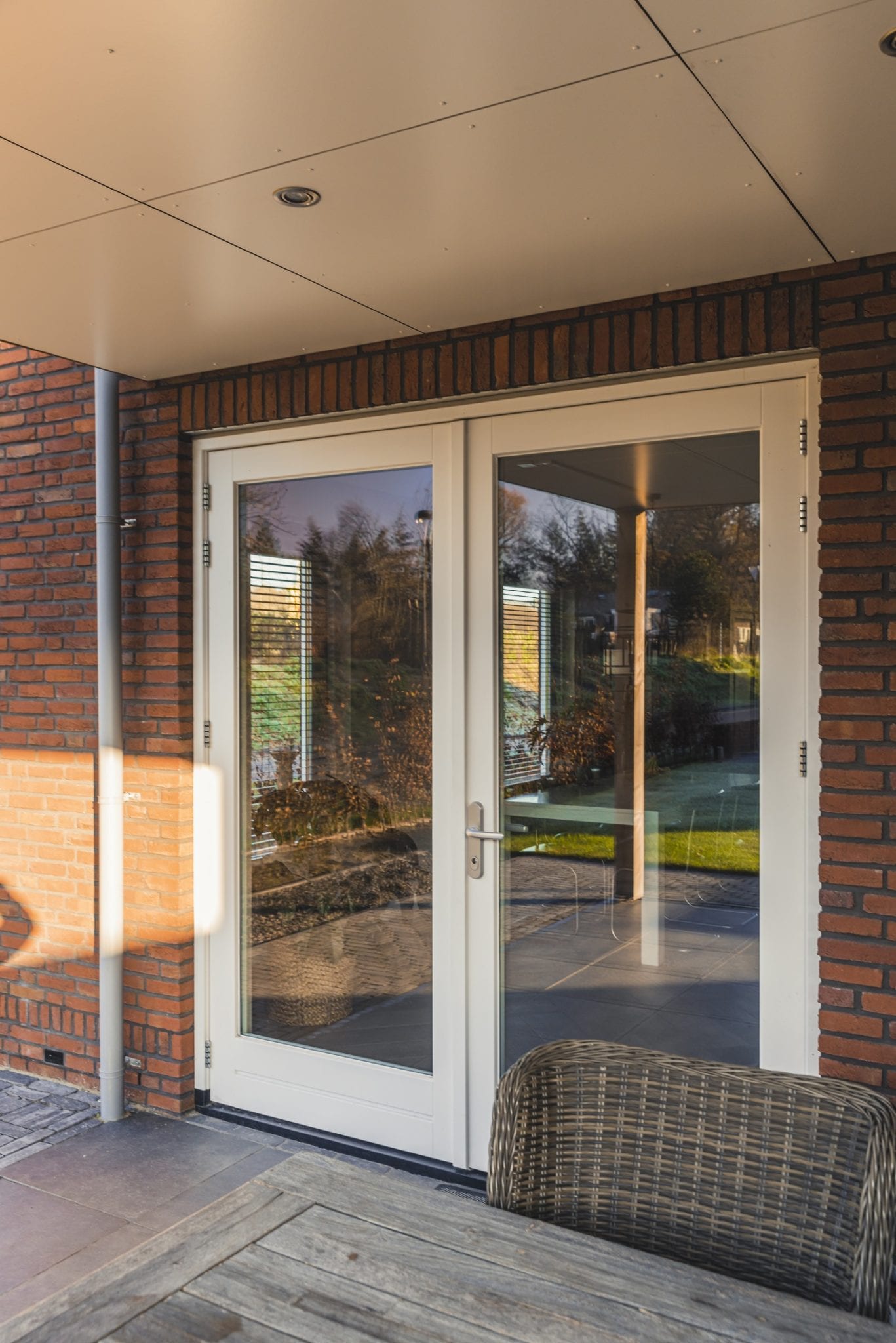 Openslaande deuren met kozijn