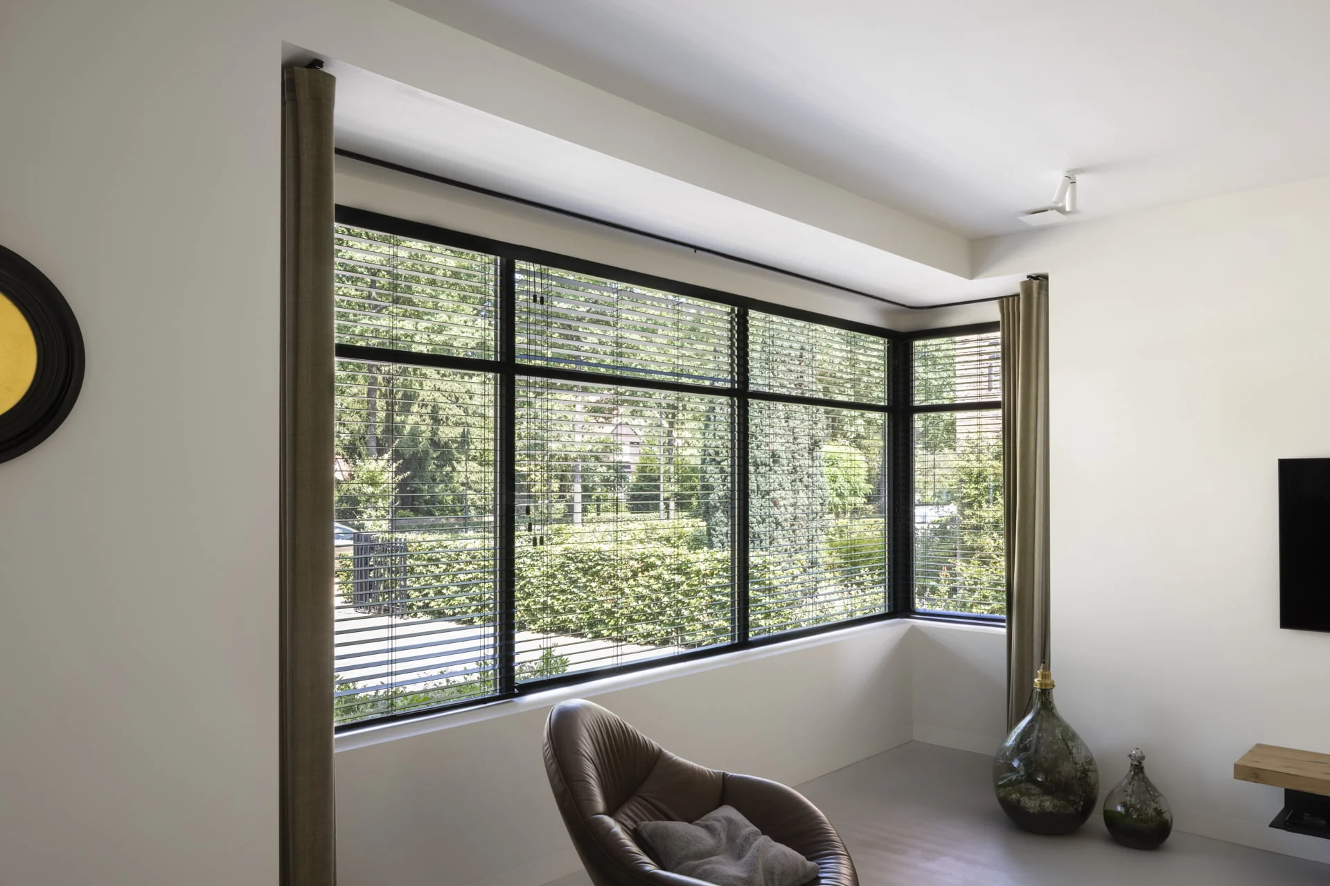 Vast glas | 1 vak | aluminium