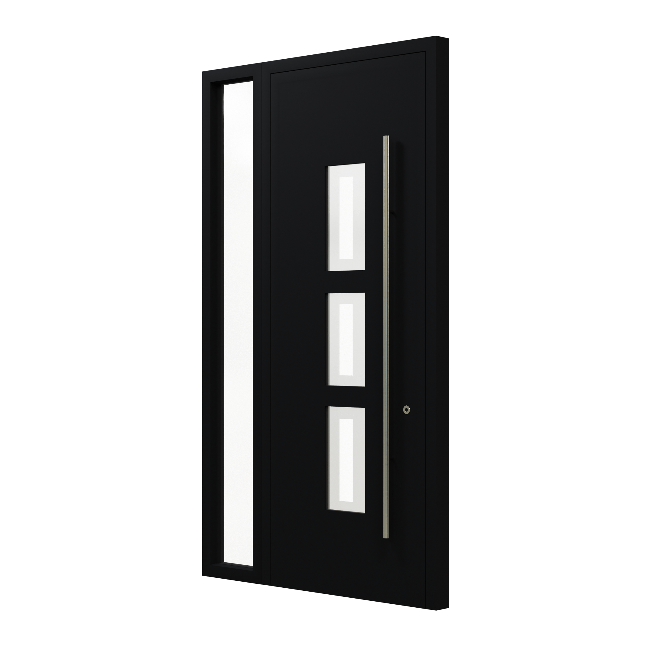 Voordeur TA14 met zijlicht links (binnendraaiend) | aluminium met glas