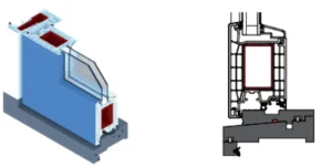 AHA 120 onderdorpel buitendraaiend