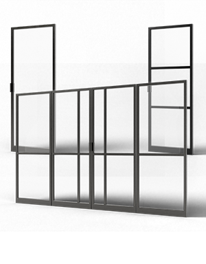 Staalo stalen taatsdeuren met twee zijlichten bij Toelevering Online