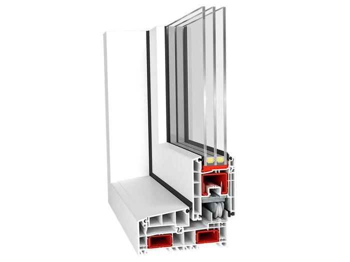 Een ALU-Plast smart-slide profiel